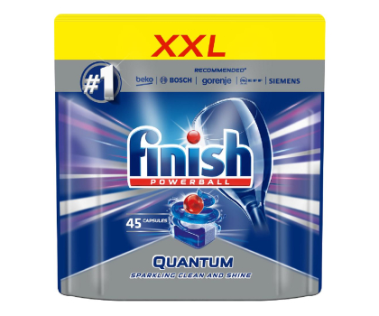 Akcesoria do zmywarek FINISH tabletki do zmywarki Quantum MAX 45 szt.